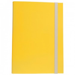 Cartella progetto - con elastico - dorso 3 cm - giallo - Starline