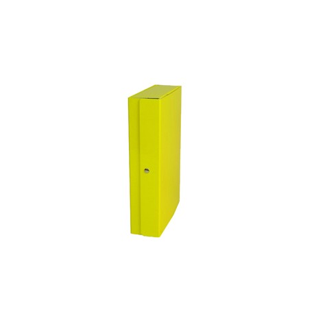 Scatola progetto Glossy - dorso 6 cm - giallo - Starline