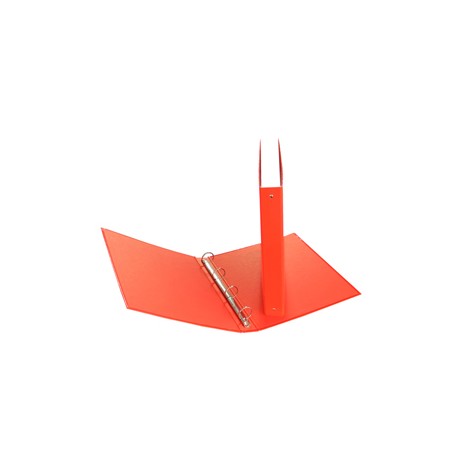 Raccoglitore - 22 x 30 cm - 4 anelli tondi 30 mm - dorso 4 cm - rosso - Starline