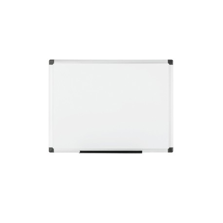 Lavagna magnetica - 90 x 120 cm - superficie in acciao laccato - cornice in alluminio - bianco - Starline