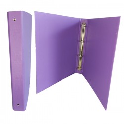 Raccoglitore King - 22 x 30 cm - 4 anelli tondi 30 mm - dorso 4 cm - rivestimento in PP - viola - Starline