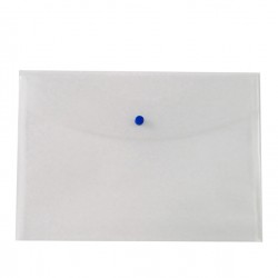 Busta con bottone - A4 - PP - trasparente neutro - Starline