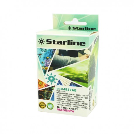 Starline - Cartuccia ink Compatibile per HP 11 - Giallo - 28ml