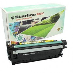Toner Giallo Compatibile Starline BASIC per HP Color LaserJet CP3525