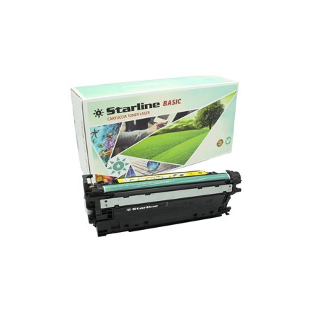 Toner Giallo Compatibile Starline BASIC per HP Color LaserJet CP3525