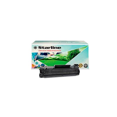 Starline - Toner Ricostruito - per HP 36A- Nero - CB436A - 2.000 pag