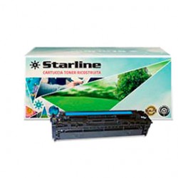 Starline - Toner Ricostruito - per Hp - Ciano - CB541A - 1.400 pag