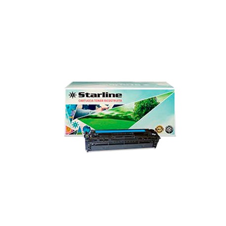 Starline - Toner Ricostruito - per HP 125A - Ciano - CB541A - 1.400 pag