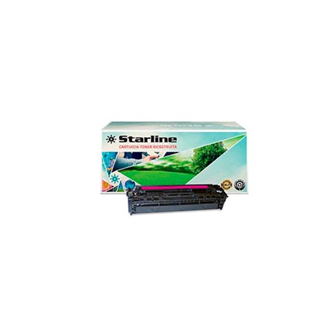 Starline - Toner Ricostruito - per HP 125A - Magenta - CB543A - 1.400 pag