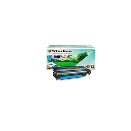 Starline - Toner Ricostruito - per HP 504A - Ciano - CE251A - 7.000 pag