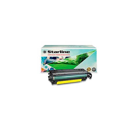 Starline - Toner Ricostruito - per HP 504A - Giallo - CE252A - 7.000 pag