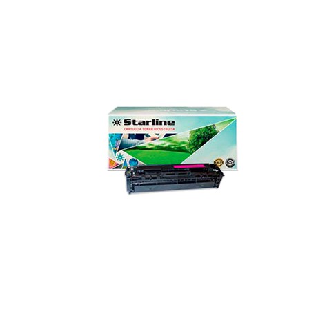 Starline - Toner Ricostruito - per HP 128A- Magenta - CE323A - 1.300 pag