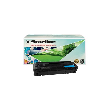 Starline - Toner Ricostruito per HP 203A - Ciano - CF541A - 1.300 pag