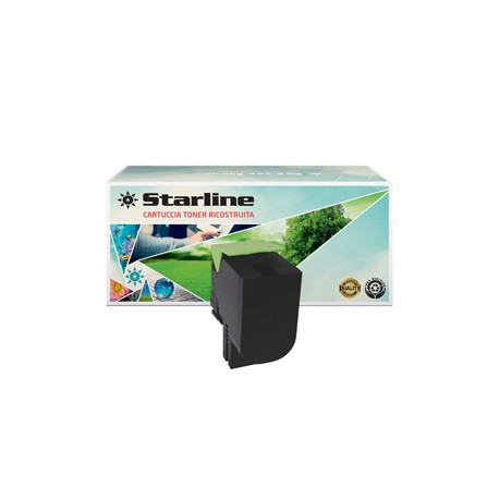 Starline - Toner Ricostruito - per Lexmark - Nero - 70C2HK0 - 4.000 pag