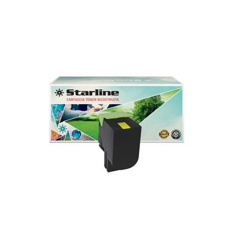 Starline - Toner Ricostruito - per Lexmark - Giallo - 70C2HY0 - 3.000 pag