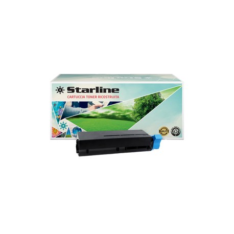 Starline - Toner ricostruito per Oki - Nero - 45807102 - 3.000 pag