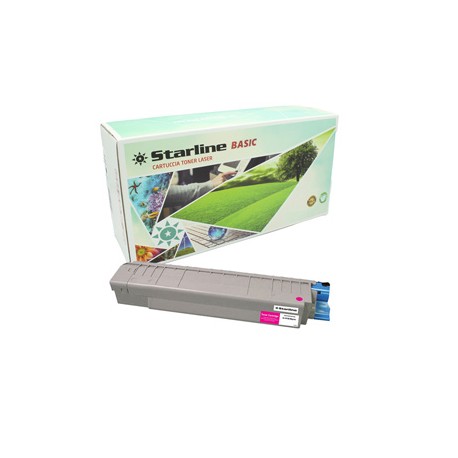 Starline - Toner Ricostruito - per Oki - Magenta - 44059211 - 10.000 pag