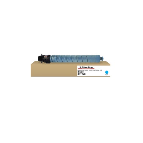 Starline - Toner ricostruito per Ricoh Aficio MPC 2003/2503 Series - Ciano - 841928 - 9.500 pag