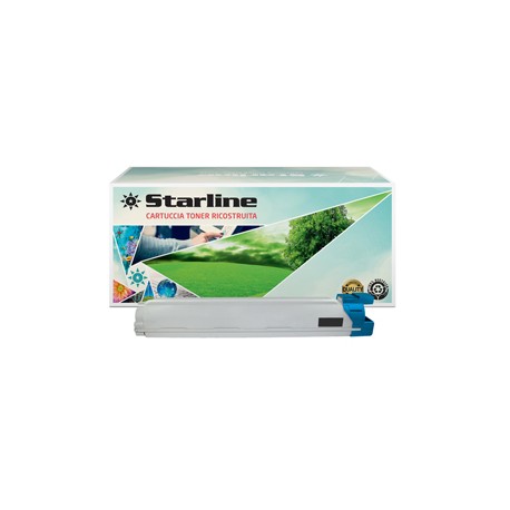 Starline - Toner Ricostruito - per Samsung CLX-9201 Series - Ciano - CLT-C809S/ELS - 15.000 pag