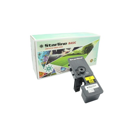 Starline - Toner ricondizionato Basic Kyocera ECOSYS M5521 - Giallo - 2.200 pag