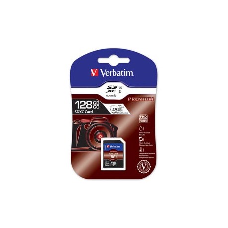 Vertbatim - Scheda SDHC Premium SDXC Class 10/UHS-1 - 44025 - 128GB