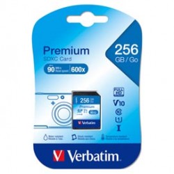 Vertbatim - Scheda SDHC Premium SDXC Class 10/UHS-1 - 44026 - 256GB