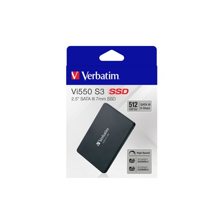 Verbatim - SSD Interno Vi550 SATA III 2.5'' SSD - 49352 - 512GB