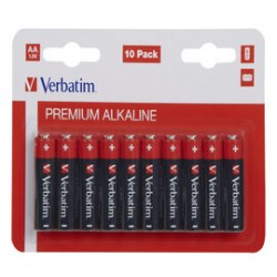 Verbatim - Blister 10 Pile alkaline Stilo AA - 49875