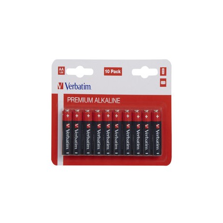 Verbatim - Blister 10 Pile alkaline Stilo AA - 49875