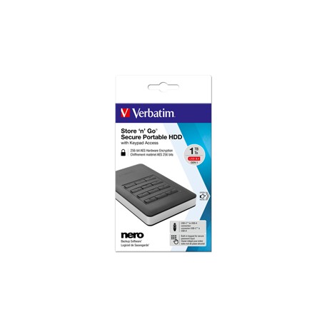 Verbatim - Hard disk Store 'N'Go Usb 3.1 - 53401 - 1TB