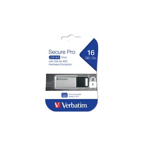 Verbatim - Usb secure data pro drive - per PC  Mac - 98664 - 16GB