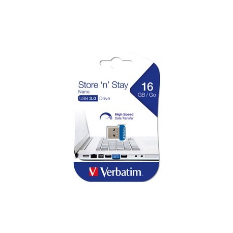 Verbatim - Usb 3.0 Store 'N'Stay Nano - 98709 - 16GB