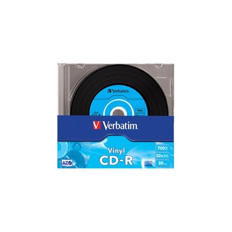 Verbatim - Scatola 10 CD-R Data Life Plus Data Vinyl - slim 1X/52X - 43426 - 700MB