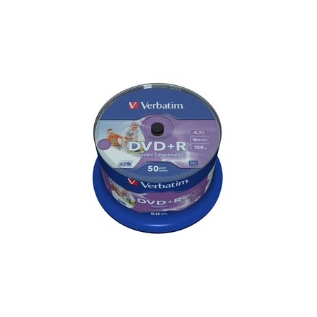 Verbatim - Scatola 50 DVD+R - stampabile - 43512 - 4,7GB