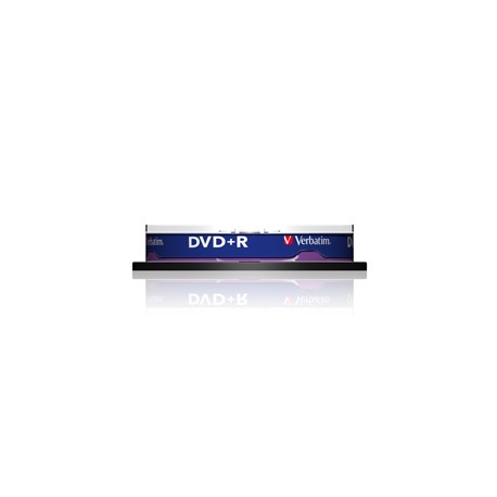 SCATOLA 10 DVD+R SPIND MATT 16X 4.7GB SILVER DLP