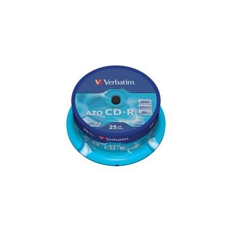 Verbatim - Scatola 25 CD-R DataLife Plus - 1x-52x - serigrafato - 43352 - 700MB