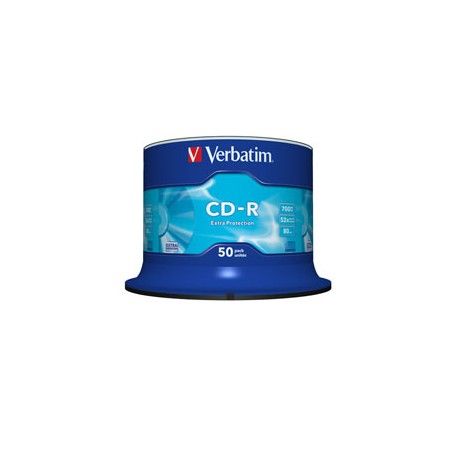 Verbatim - Scatola 50 CD-R DataLife Plus Extra Protection - 1x-52x - serigrafato - 43351 - 700MB