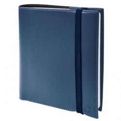 Agenda settimanale Time&Life 2025 - 16 x 16 cm - blu metal - Quo Vadis