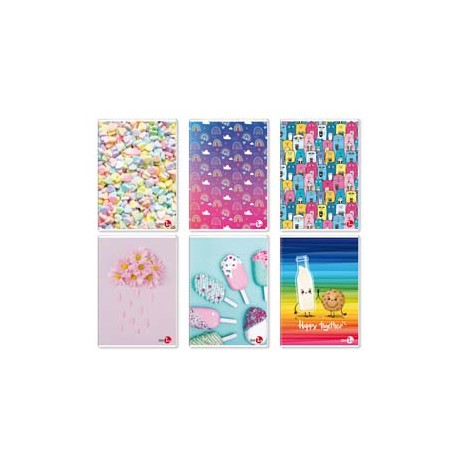 Maxiquaderno Bambina fantasia - A4 - rigo di 1a - 40+2 fogli - 80gr - BM