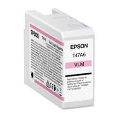 Epson - Cartuccia Vivid per UltraChrome Pro 10 T47A6 - Magenta chiaro - 50ml - C13T47A60N