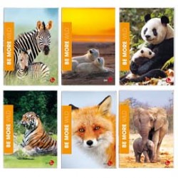 Maxiquaderno Be More Wild - A4 - 4mm c/margine - 36+2 fogli - 100gr - BM