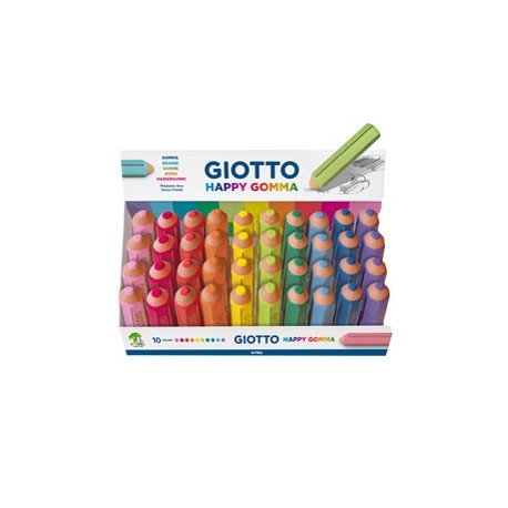 Happy Gomma - colori assortiti - Giotto
