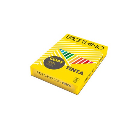 FabrianoColore - A4 - 80 gr - colori  forti giallo - Fabriano - conf. 500 fogli