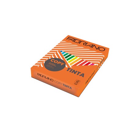 Carta Fabriano Colore - A4 - 80 gr - colori forti arancio - Fabriano - conf. 500 fogli