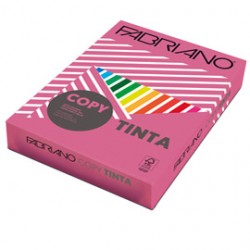 Carta Fabriano Colore - A4 - 80 gr - colori forti fucsia - Fabriano - conf. 500 fogli