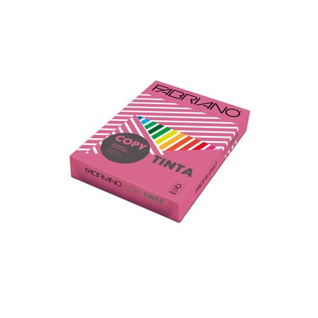 Carta Fabriano Colore - A4 - 80 gr - colori forti fucsia - Fabriano - conf. 500 fogli
