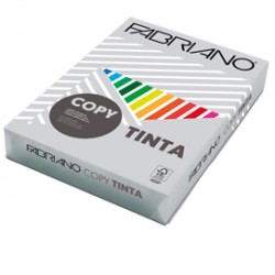 Carta Fabriano Colore - A4 - 80 gr - colori tenui grigio - Fabriano - conf. 500 fogli