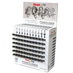 Pointliner - gradazioni assortite - Pentel - expo 66 pezzi