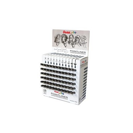 Pointliner - gradazioni assortite - Pentel - expo 66 pezzi