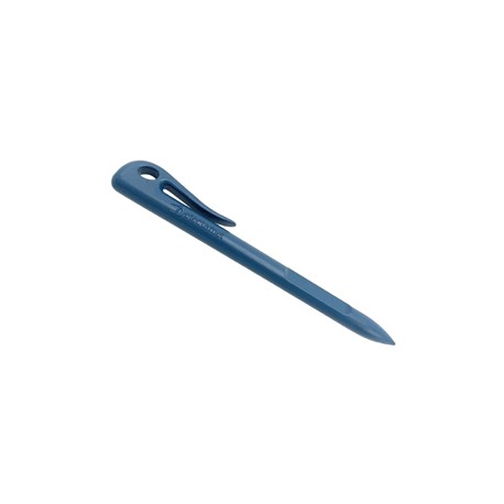 Penna detectabile monoblocco - per touch screen - 9,8 cm - PP - blu